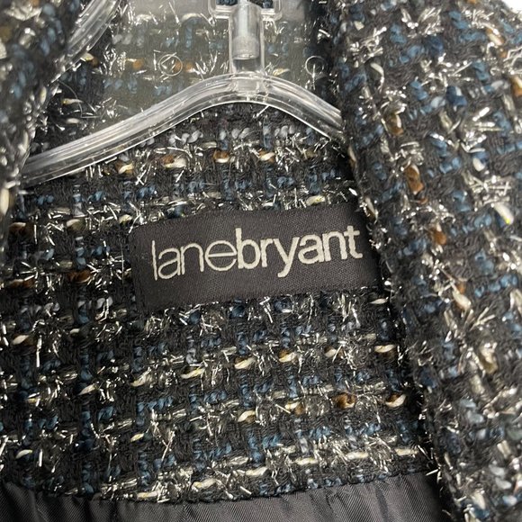 Lane Bryant Black and White Tweed Blazer - Picture 5 of 13
